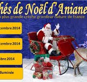 Affiche marché de Noël Aniane 2014